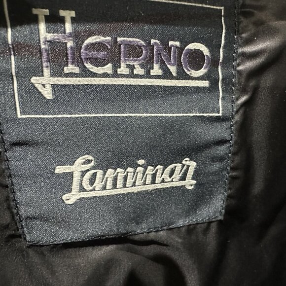 HERNO Hooded Down Jacket Black, Men's Size 54 - Picture 8 of 11